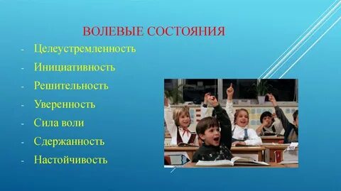 Волевая направленность