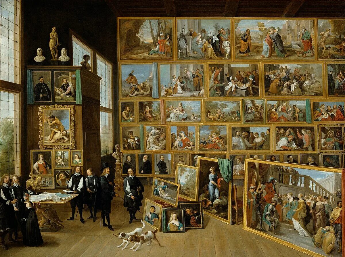 Историческая картина в истории искусства. Франс Франкен кабинет редкостей.