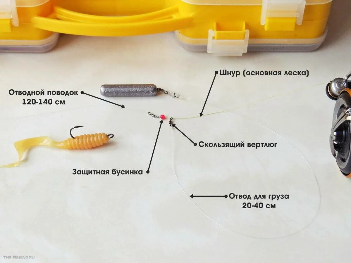 Отводной на щуку. Снасть отводной поводок монтаж. Снасть с отводным поводком на щуку. Оснастка для спиннинга с отводным поводком. Монтаж снасти ловли на отводной поводок.