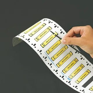 Печать бирок на кабель