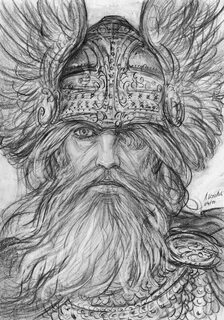 Славянские рисунки карандашом