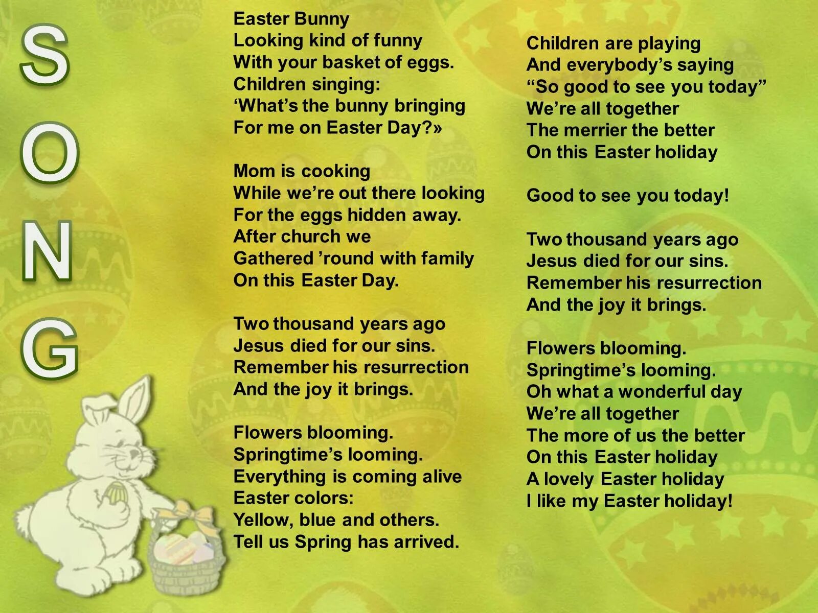 Easter Bunny Song. Easter Bunny looking kind of funny with your Basket of Eggs children singing what's the Bunny bringing for me on Easter Day?. Easter Bunny looking kind of funny песня. What Easter Bunny brings.