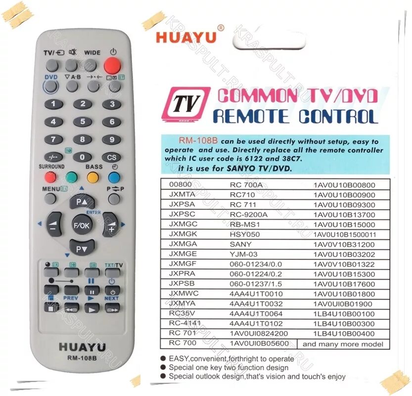 Пульт Universal Sanyo RM-108. Код на пульт Huayu для телевизора Супра. Пульт Huayu hph191. Универсальный пульт Huayu для Philips TV. Универсальный пульт huayu коды для телевизоров