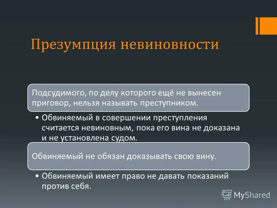 принцип презумпции невиновности кратко. презумпция невиновности. статья 14 упк рф. обвиняемого в совершении преступления. обвиняемый не обязан доказывать свою невиновность.
