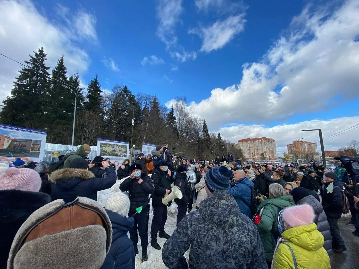 Жители выступили против. Троицкий лес протест. Протест в Троицке. Троицк лес. Протесты против вырубки Троицкого леса.