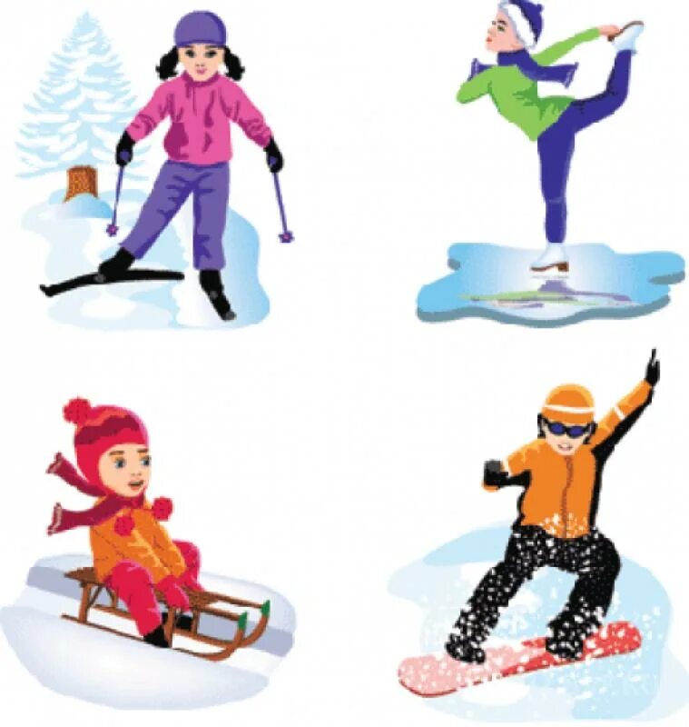 Иллюстрации с изображением зимних видов спорта. Зимний спорт для детей. Зимний спорт для дошкольников. Зимний спорт для детей дошкольного возраста. Занятий зимними видами спорта