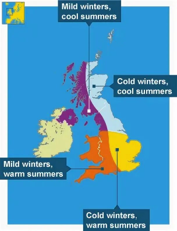 Климат Англии. . Холодный климат в Великобритании. Климат North East England.