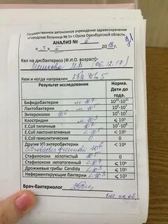 Анализ на дисбактериоз копрограмма