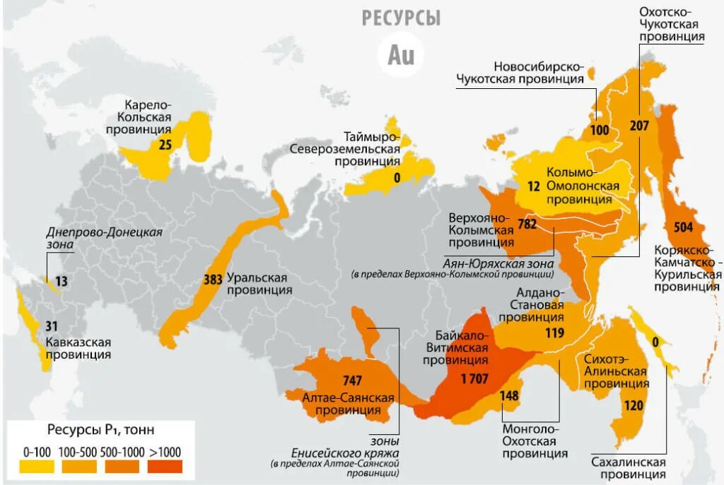Карты приисков