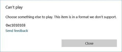Errors item
