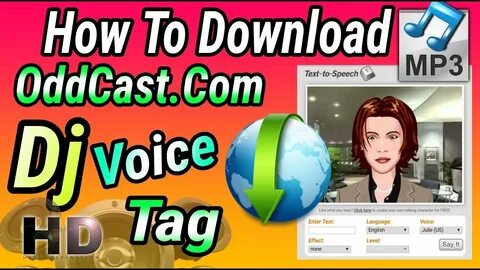 Oddcast text to speech