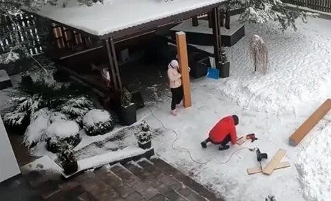Жена попросила мужика