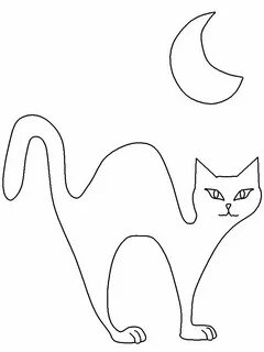 Шаблон картинка кошка
