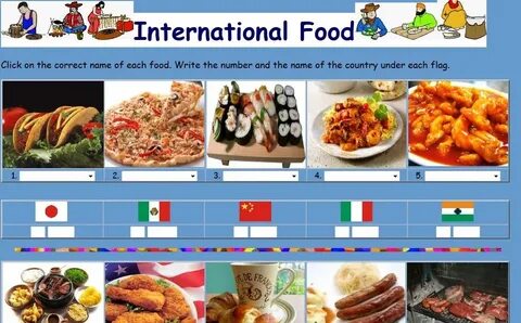 Wordwall food