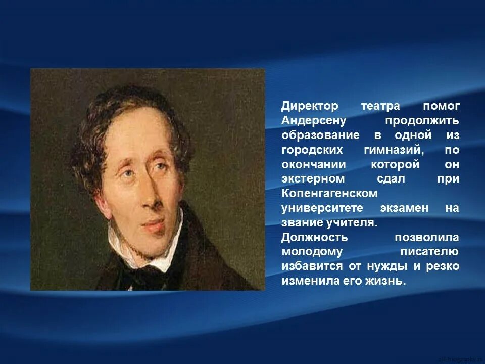Сообщение о творчестве х к андерсена