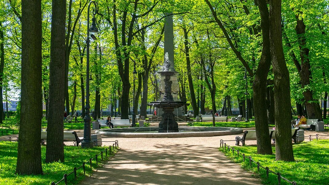 Васильевский остров сады