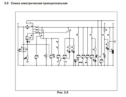 Электрическая схема компрессора