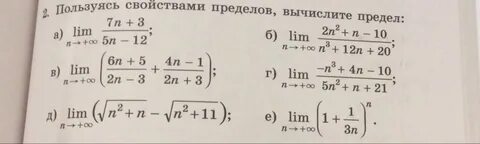 Учебник пределов