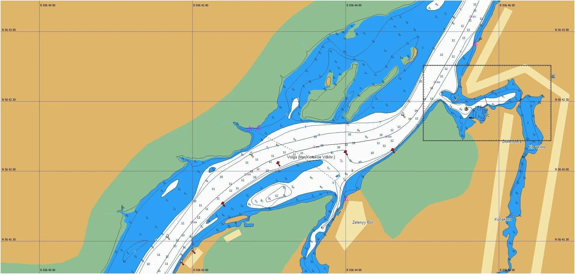 Карта глубин Иваньковского водохранилища с глубинами Дубна. Карта глубин Волга Конаковский район. Карта глубин c-Map Max-n RS-n224. Карта глубин Нерль реки.