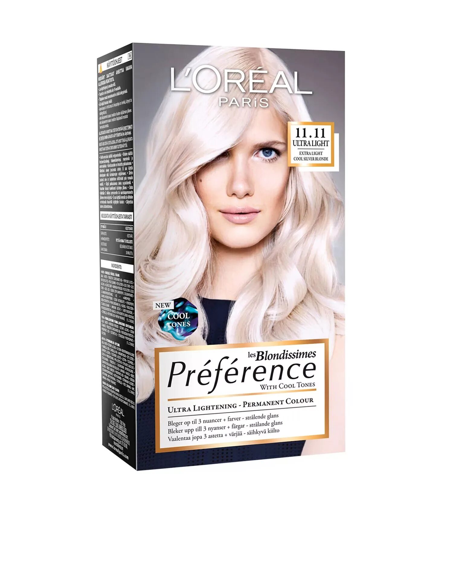 Краска лореаль ультра пепельный. Краска Loreal осветлители. Краска преферанс лореаль платиновый блонд. L'Oreal Paris краска для волос preference cool blondes 9.11, 10.11. Лореаль краска для волос лореаль блонд.