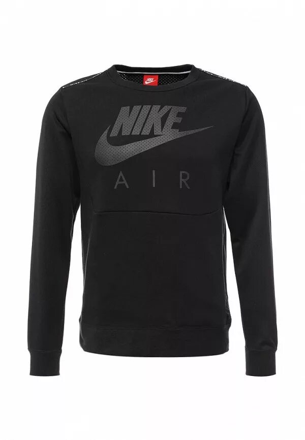 Свитшот мужской Nike Air Crew. Найк АИР свитшот черный. Ламода свитшот найк черный. Мужской свитшот найк АИР черная.