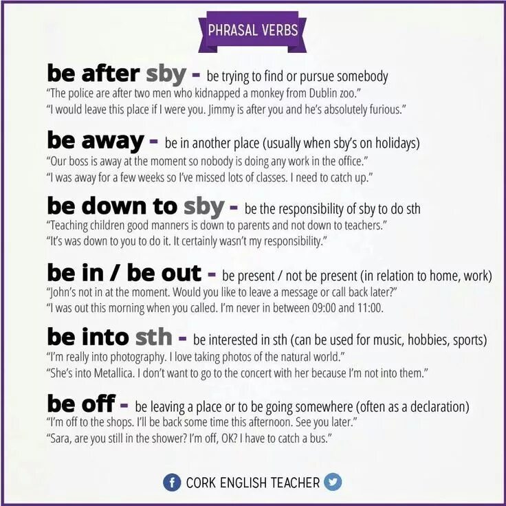 Be into something. Фразовый глагол to be. фразовые глаголы с be into. be after фразовый глагол. фразовые глаголы с to be в английском языке.