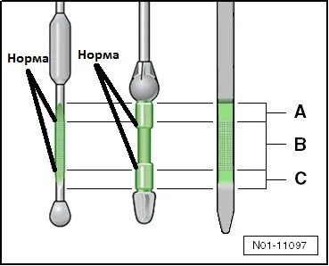 Уровень масла тигуан