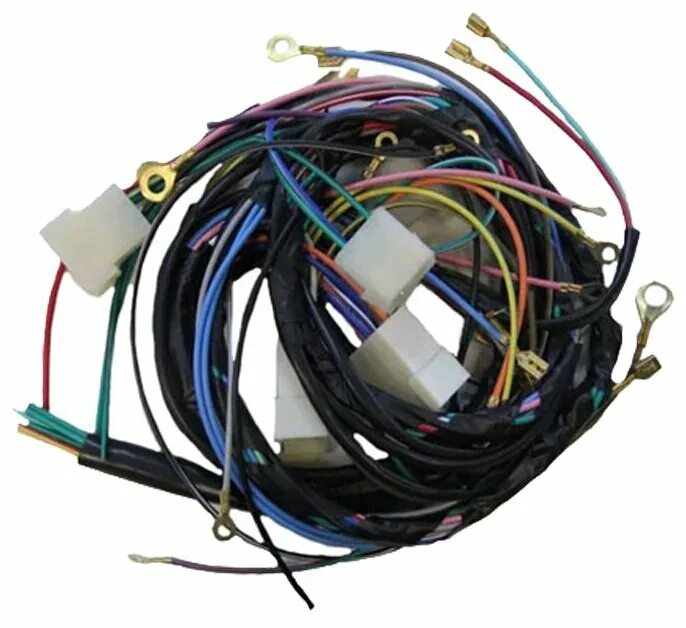 Мотоцикл урал схема электрооборудования 12в. Проводка в сборе урал. Эл. Проводка мотоцикла урал 12в. Схема электрооборудования мотоцикла имз-8.