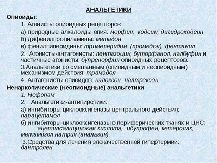 Тримеперидин применение