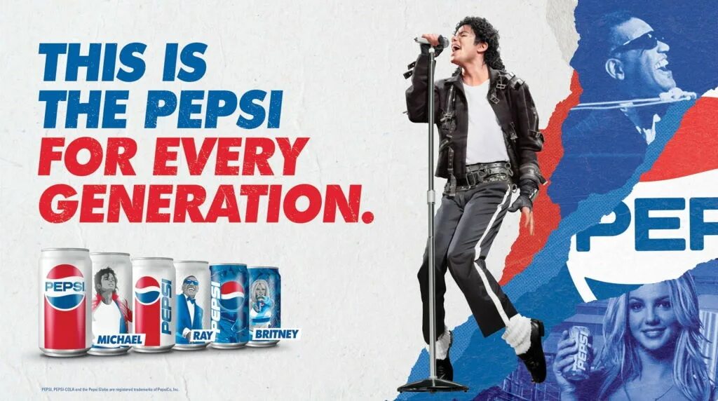 Pepsi Michael Jackson. Реклама пепси с Майклом Джексоном.