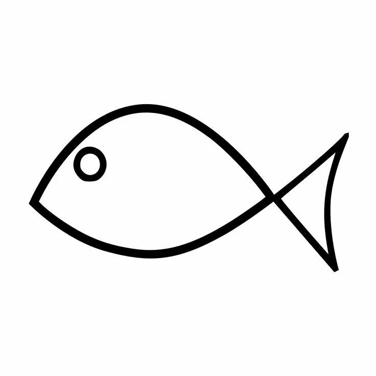 Line Drawing Tropical Fish Line Drawing