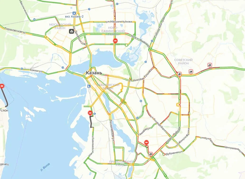 Закрытие дорог казань 2024. Казань на карте. Казань карта города с улицами. Пробки Казань. Пробки Казань проспект Победы.