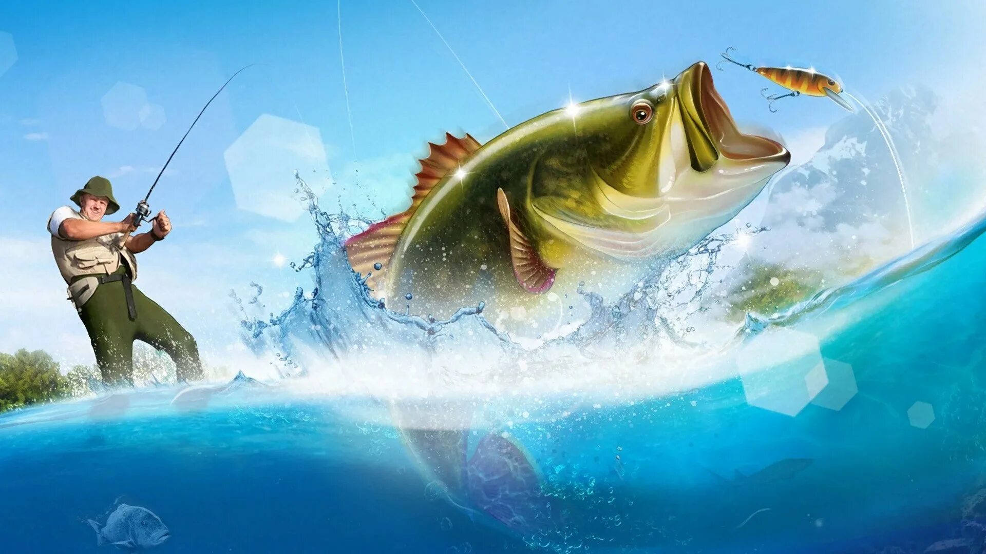 Я увлекаюсь спортивной рыбалкой