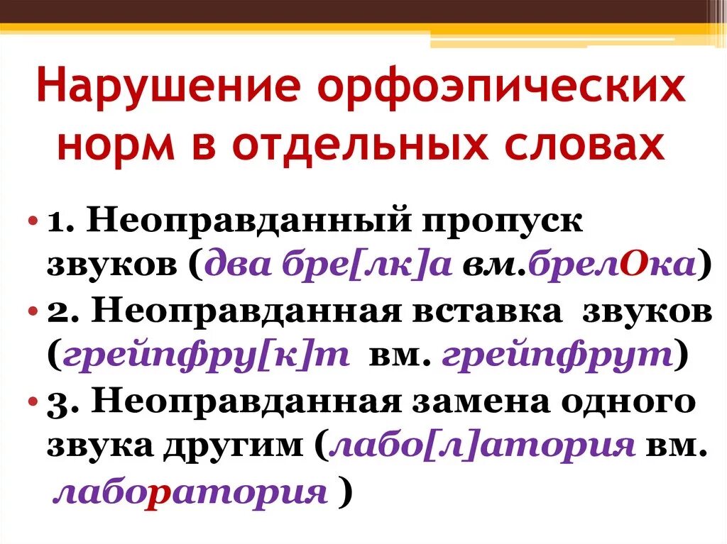 Нарушение орфоэпических норм примеры. Орфоэпические нормы примеры. Нарушения произносительных норм орфоэпия. Основные правила орфоэпии. Слова орфоэпическими ошибками