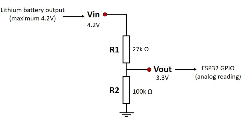 Battery voltage. Esp8266 измерение напряжения питания. Esp8266 делитель напряжения. Делитель напряжения ардуино измерение АКБ. Делитель напряжения для ардуино.