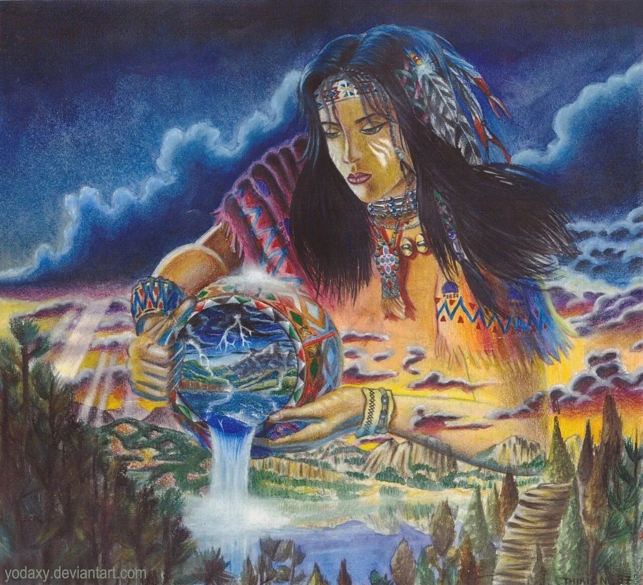 Предсказание шаманки. Мифология индейцев Северной Америки. Мифология североамериканских индейцев. Дух индейца. Шаман.