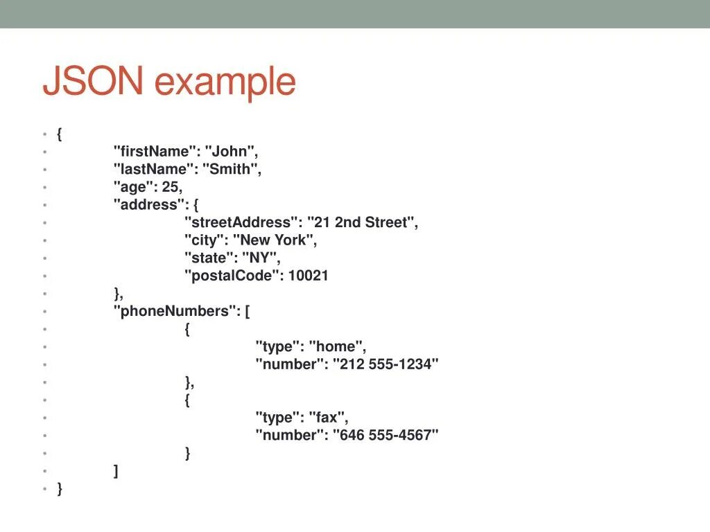 Json collections