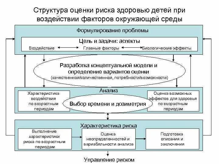 Модель оценки влияния. Концептуальная модель оценки риска. Задачи оценки риска. Оценка риска для здоровья. Оценка обособленных рисков.