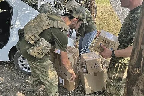 Гуманитарная помощь бойцам