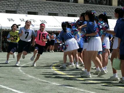 体 育 祭 2018"百 花 繚 乱"ﾚ ﾋ-ｭ-05)中 １ 全 員 リ レ.