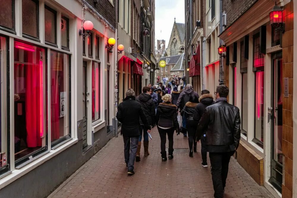 Амстердам Red light district, Amsterdam, Light red