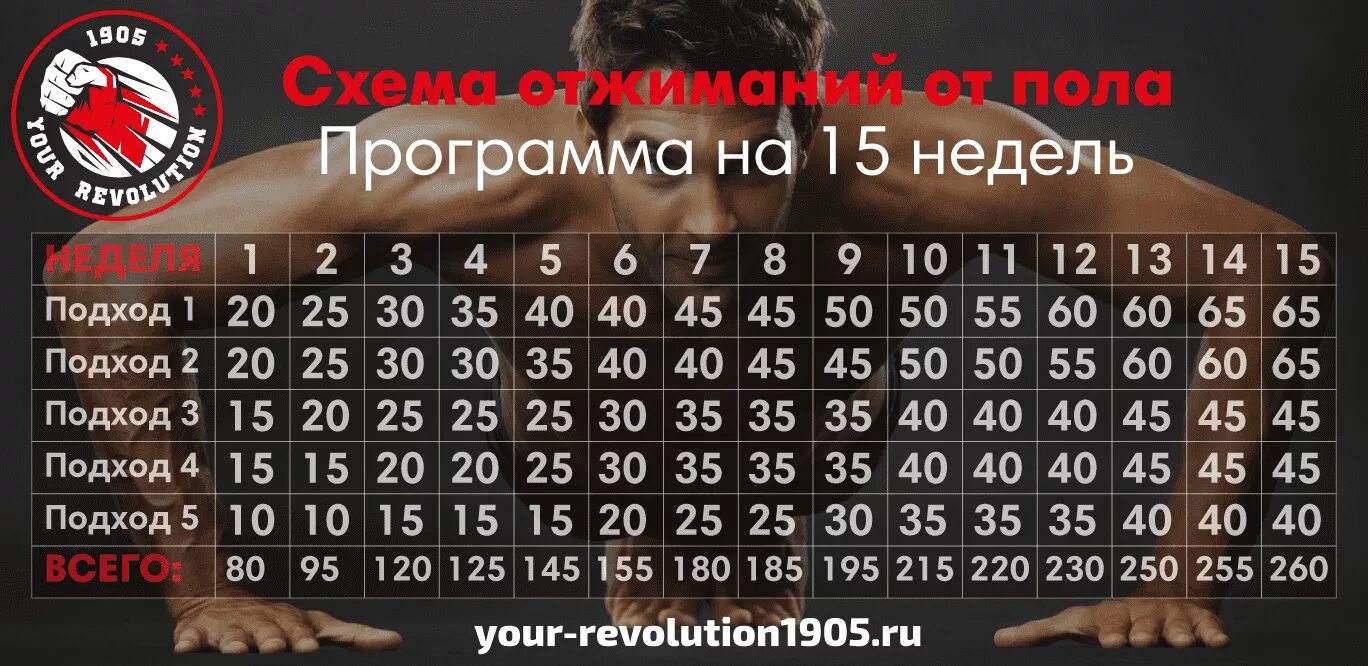 Программа отжиманий от пола дома. Отжимания схема тренировок. подходы отжиманий от пола. схема отжимания от пола за 30 дней. отжимания от пола таблица на месяц.