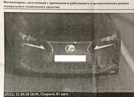 Штрафы за превышения скорости 2013