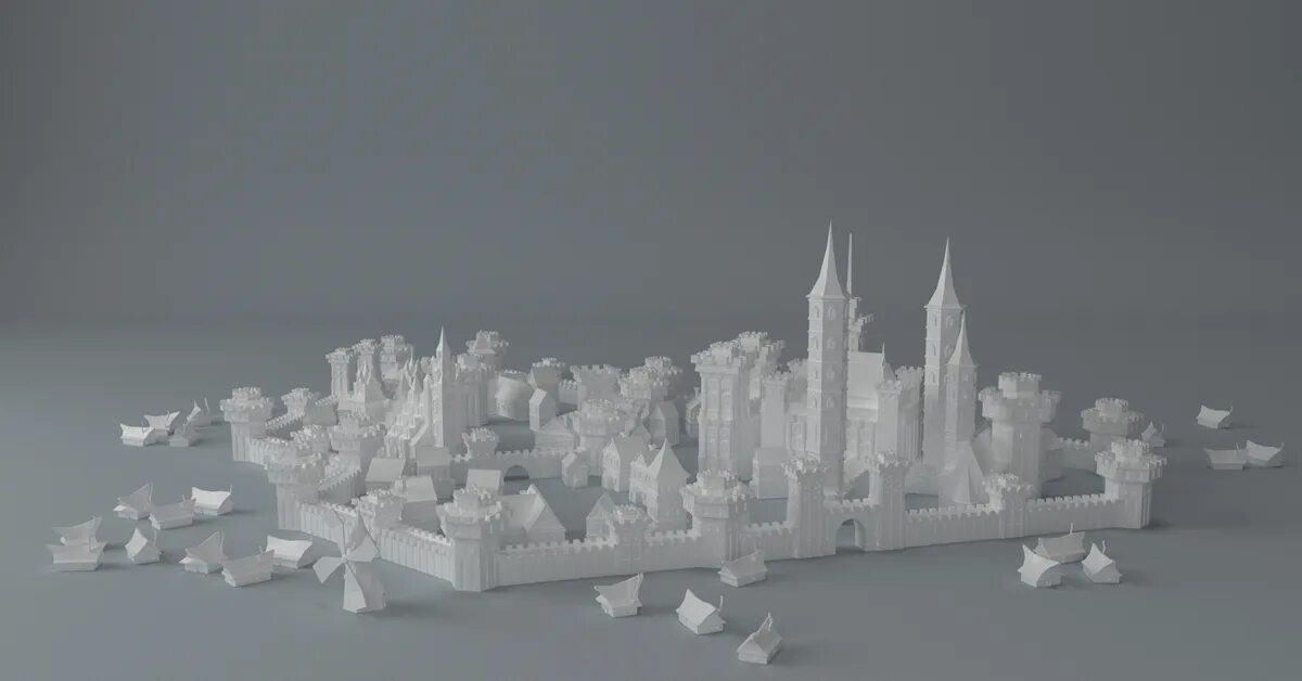 Blender 3d замок. 3в моделирование 3д блендер Исламе Масджид. Модель города на 3д принтере. Макет города.