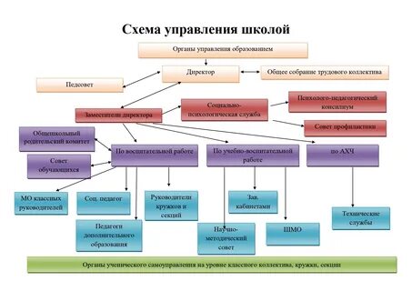 Электронная школа орган управления
