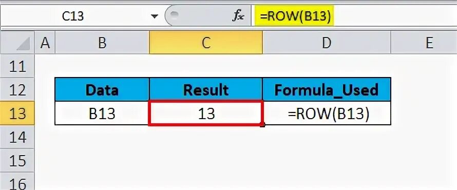 Row b. Функция Row excel. Dense Rank Row number. Example of Row].