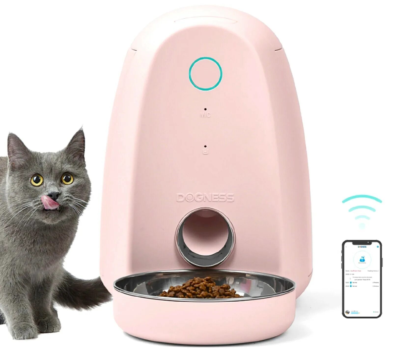Feeds smart. Кормушка automatic pet feeder. автоматическая кормушка для кошек с wi-fi. cat auto feeder. smart cat feeder.