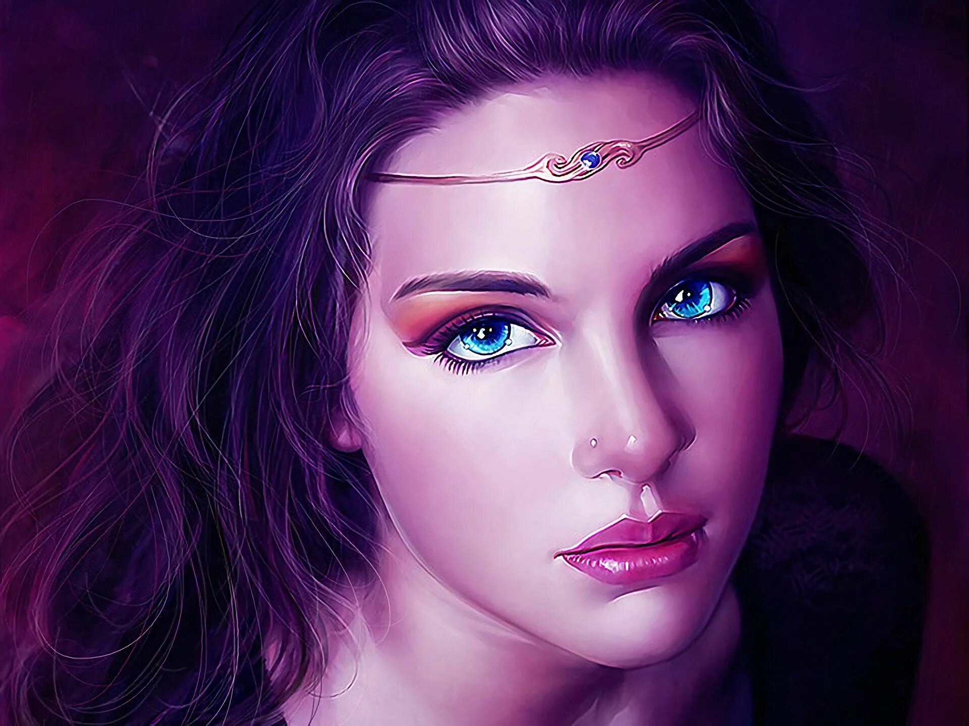 Эшара Дейн. Эшара Дейн арт. Красивые фэнтези глаза. Эльфийки с синими глазами.