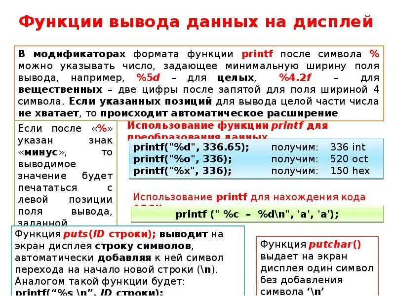 Функция для вывода данных. Функция вывода. Функция вывода на экран. Запись функции вывода. Функция вывода определение.