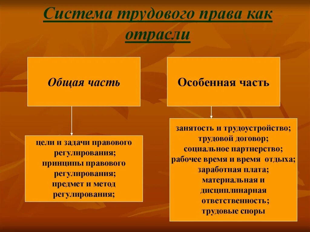 Трудовое право описание. Нормы и системы Трудовое право.